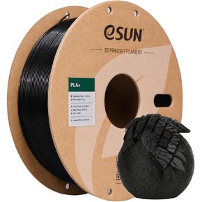 eSUN PLA+ Filament 1.75mm 1KG, 3D Printer Filament Dimensional Accuracy +/- 0.03mm, 1kg Cardboard Spool(2.2lbs) 3D Printing Filament, Fits for Most FDM 3D Printers,Brown