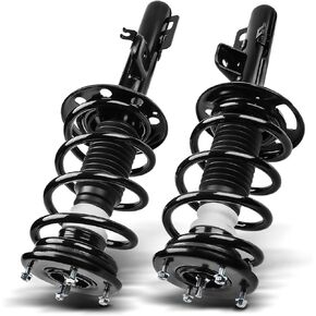 A-Premium Front Pair (2) Complete Strut & Coil Spring Assembly Compatible with Ford Flex 2010-2011, Driver and Passenger Side