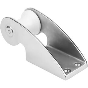 Bow Anchor Roller Bracket Rubber Roller 316 Stainless Steel Assist with Setting and Retrieving Anchor Boat and Yacht Silver