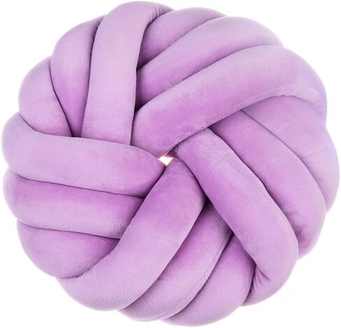 Youjiayi Knot Pillow Ball Round Cushion Decoration Knotted Throw Pillows Sofa Floor Car Pillow Back Cushion Kids Toys,Ivory in Saudi Arabia