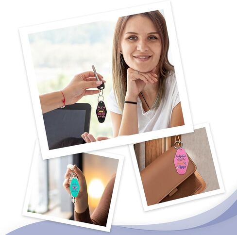 UV DTF Wrap Stickers - 8 Sheets Inspirational Quote UV DTF Stickers for Motel Keychain Motivational UV DTF Wraps Floral UVDTF Wraps Waterproof UV DTF Transfer Stickers for Hotel Keychain in Saudi Arabia