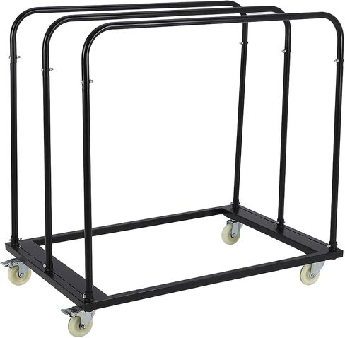 Steel Panel Truck, 1500LBS Panel Dolly Cart with 5" Swivel Casters and 36" x 24" Deck, Heavy-Duty Drywall Sheet Cart, Handling Wall Panel, Sheetrock, Lumber for Garage, Home, Warehouse in Saudi Arabia