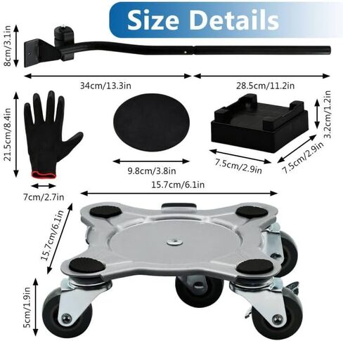 Furniture Movers with Wheels Set, Heavy Duty Furniture Dolly&Lifter Tool with 2000 lbs Load Capacity Easy Sliders Dolly for Moving Bed, Sofa, Tables, Refrigerators, Cabinet, Piano in Saudi Arabia