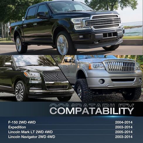 فواصل عجلة Nilight 6x135 لسيارة Ford F-150 2WD 4WD 2004 2005 2006 2007 2008 2009 2010 2011 2012 2013 2014، فواصل عجلة 1.5 بوصة، توافق تجويف المحور 87.1 مم مع إكسبيديشن لينكولن مارك LT نافيجيتور in Saudi Arabia