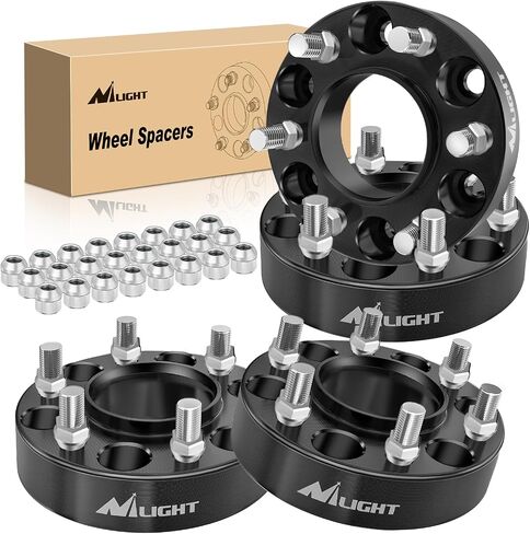 فواصل عجلة Nilight 6x135 لسيارة Ford F-150 2WD 4WD 2004 2005 2006 2007 2008 2009 2010 2011 2012 2013 2014، فواصل عجلة 1.5 بوصة، توافق تجويف المحور 87.1 مم مع إكسبيديشن لينكولن مارك LT نافيجيتور in Saudi Arabia