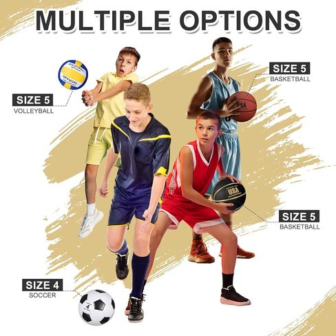4 Pcs Soccer Ball Bulk for Boys Girls Football Gifts Set 18 oz Soccer Ball Water Bottle with Pump and Equipment Bag for Kids Youth Teen Child Adult School Sport Practice Training Gifts in Saudi Arabia