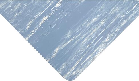 NoTrax 970S0035BL 970-Marble Sof-Tyle Grande 3' x 5' Black Anti-Fatigue Mat with Red Stop in Kuwait