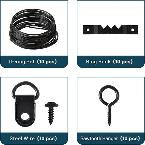Mr. Pen- مجموعة تعليق الصور، 220 قطعة، ذهبي وردي، شماعات الصور، مسامير لتعليق الصور، شماعات الحائط، تعليق الصور، خطافات تعليق الصور، أجهزة تعليق الإطار، طقم التعليق على الحائط in Kuwait