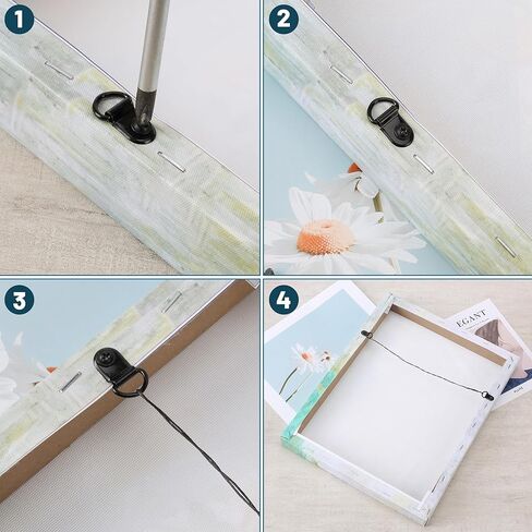 Mr. Pen- مجموعة تعليق الصور، 220 قطعة، ذهبي وردي، شماعات الصور، مسامير لتعليق الصور، شماعات الحائط، تعليق الصور، خطافات تعليق الصور، أجهزة تعليق الإطار، طقم التعليق على الحائط in Kuwait