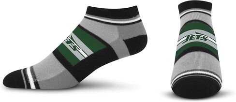 For Bare Feet NFL Team Color Game Day Primary Logo Stripe Versatile Comfort for Women & Men No Show Ankle Socks in Saudi Arabia