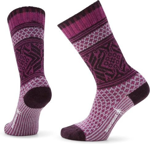 Smartwool Everyday Popcorn Snowflake Pattern Crew Socks in Saudi Arabia