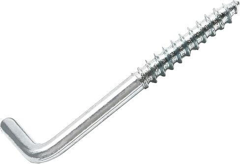 20 قطعة 50x18 مللي متر خطافات منحنية مربعة فضية لتعليق الأشياء شديدة التحمل in Kuwait