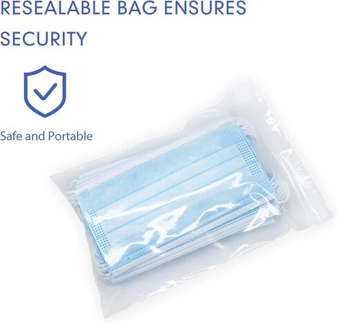 MAVINA Made in USA, Disposable Face Masks for Adults, 3 Ply Protection Meets ASTM Level 2 Standard, Breathable and Comfortable with Elastic Earloops, 50 Pcs in Saudi Arabia
