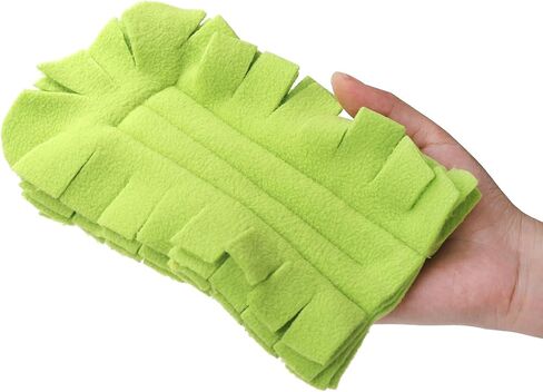 15 Pieces Reusable Duster Refill, 360° Heavy Duty Fleece Duster Pads Refills, Compatible with Swiffer Hand Duster, for Cleaning Ceiling, Fan Hardwoods Window Kitchen Floor in Saudi Arabia