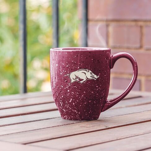 Rico Industries NCAA Baylor Bears Primary 16 oz Team Color Laser Engraved Speckled Ceramic Coffee Mug in Saudi Arabia