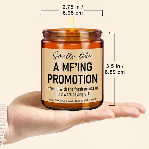 Funny Promotion Candles, Promotion Gifts for Women, Men, Promotion Gift, Job Promotion Gifts, Congratulations on Your Promotion, Gifts for Promotion for Him, Her, Congrats New Job Gifts in Saudi Arabia