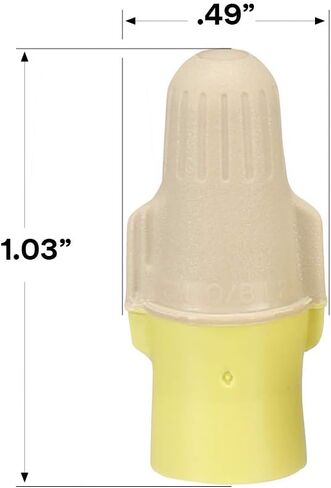 موصل سلكي 3M Performance Plus، موصلات زنبركية فولاذية مرنة، 22-12 AWG، لون أسمر وأصفر (T/Y+)، إبريق من 500 in Saudi Arabia