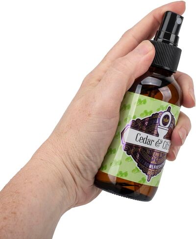 Royal Throne Dropper 4 Ounce Glass Bottle Scented Toilet Bowl Bathroom Spritz Spray, Lavender & Mint, Purple in Saudi Arabia