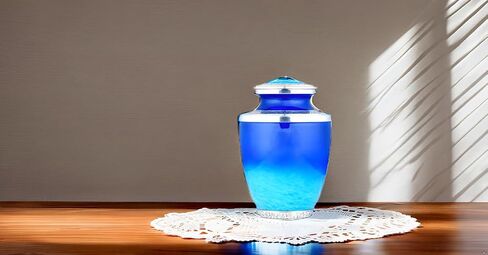 Urn for Human Ashes Adult Male Female - Handmade Cremation Urn, Wolf 4 Keepsake Urns with Velvet Bags - Wolf Steaming urn (One Large & 4 Small Urn) in Saudi Arabia