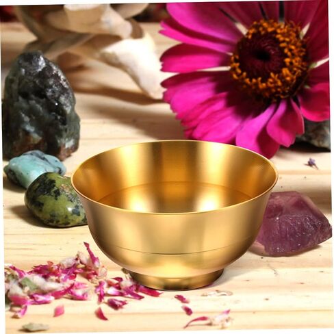 Brass Glossy Cornucopia Feng Shui Treasure Basin Lucky Promoted Decor Brass Treasure Basin Porsperity Basin Statue Porsperity Bowl Vintage Decor Buddhist Offering Bowl Pagan Metal in Saudi Arabia