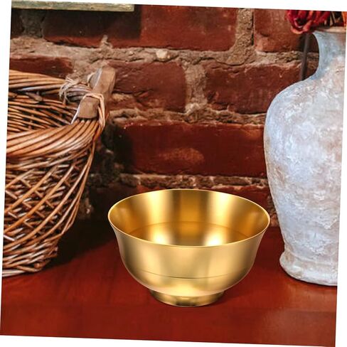 Brass Glossy Cornucopia Feng Shui Treasure Basin Lucky Promoted Decor Brass Treasure Basin Porsperity Basin Statue Porsperity Bowl Vintage Decor Buddhist Offering Bowl Pagan Metal in Saudi Arabia