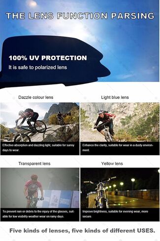 نظارات شمسية رياضية مستقطبة نظارات شمسية UV400 للرجال نظارات ركوب الدراجات in Kuwait