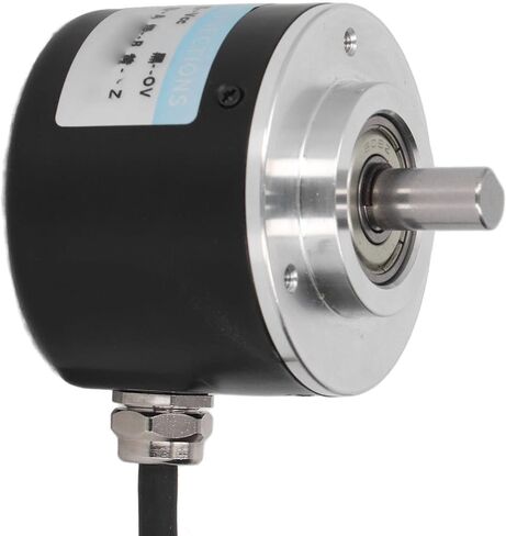 جهاز تشفير دوار تزايدي، مخرج PNP DC5‑24V مشفر دوار ثنائي الطور خفيف الوزن بقطر خارجي 50 مم للروبوت (500P/R) in Saudi Arabia