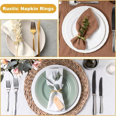 12 Pcs Gold Napkin Rings, Metal Spiral Napkin Rings, Gold Napkin Holders Buckles for Family Dinner, Wedding, Party, Table Decorations in Saudi Arabia