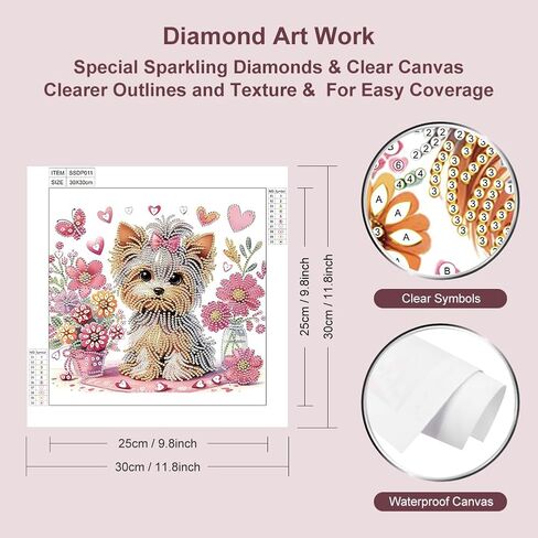 SJUTOUCI Diamond Art Painting Kits for Adults, 5D Horse Special Shape Diamond Art for Beginners, Crystal Rhinestones Dots Bead Art for Home Wall Decoration Gift 12×12inch in Saudi Arabia