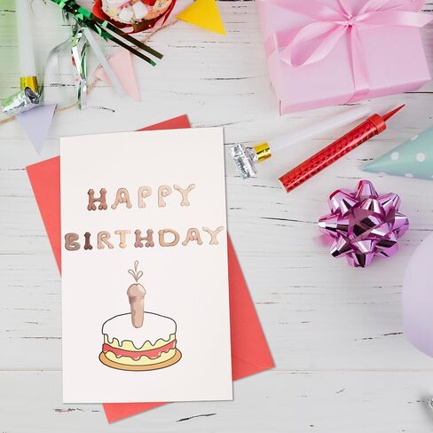 Funny Birthday Card - 3D Pop Up Happy Birthday Card with Envelope and note for Men Women Adult Husband Wife Boyfriend Girlfriend Mom Dad - Funny Gift for Him Her in Saudi Arabia