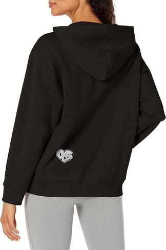 adidas Women's Varsity Scribble Embroidery Fleece Hoodie in Saudi Arabia