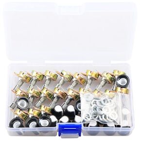 Potentiometer 5K B5K Variable Resistor 20Pcs Rotary Potentiometer 3 Terminals Linear Taper Rotary Audio B Type Potentiometer with Konbs
