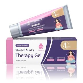 Stretch Marks Removal Cream, Scar Gel, Medical Grade Silicone Scar Gel, Improves Skin Elasticity & Firmness, Reduces Itching & Redness, Safe for Use During Pregnancy and Lactation 1.76oz