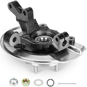 Front Left and Right Side Steering Knuckle & Wheel Bearing Hub Assembly Compatible with Dodge Caliber 08-2012, for Jeep Compass 07-2017, for Jeep Patriot 07-2017, Replace for 698-411, 698-410