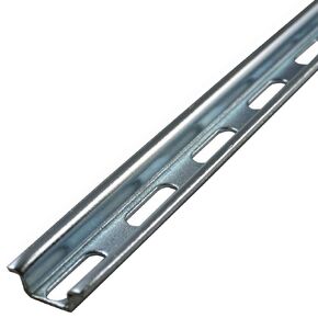 ASI PR010-1M Mini Din Rail with Slots, 15 mm x 5.5mm, 1 Meter Long (Pack of 10)