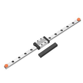 uxcell MGN9 250mm Linear Guide Rail with MGN9C Sliding Carriage Block and Plastic Mini MGN12 Linear Guide for DIY 3D Printers and CNC Machine, Black