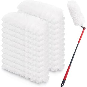 20 Count Duster Refills for O'cedar Flex and Catch Duster, Disposable Heavy Duty Ocedar Duster Refills Replacement, 360° All-Round Cleaning Duster Compatible with O-Cedar Duster