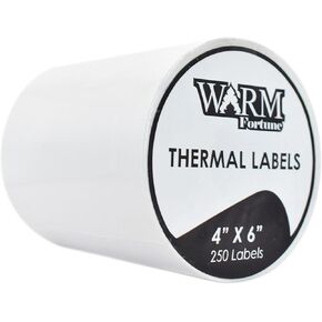 Direct Thermal Labels 250 Per Roll, 4x6 (for Zebra 2844 ZP450 ZP500 ZP505 Eltron) (4"X6", 2, Count)