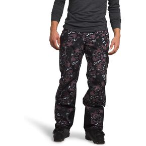 THE NORTH FACE Men's Freedom Snowpant, Fawn Grey Snake Charmer Print, X-Large Regular