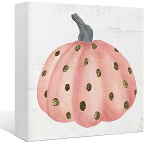 سقوط علامات خشبية ديكور سقوط أوراق اليقطين حصاد الخريف عيد الشكر الموسمية صندوق خشبي تسجيل ديكور مكتب، ريفي سقوط كتلة خشبية علامة للمنزل مزرعة جدار الطاولة الجرف ديكور 5x5 بوصة in Kuwait