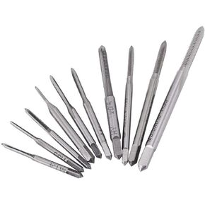 Micro Taps Bits 10pcs Machine Hand Tap Thread Wire Tapping Metric Threading Taps Set for Clocks and Watches Tapping