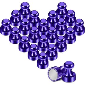 Fridge Magnets Strong Magnets, 22Pcs Refrigerator Magnets,Cute Magnets Small Magnets for Whiteboard, Magnetic Push Pins for Kitchen Must Haves, Fun Magnets for Office or Locker Accessories