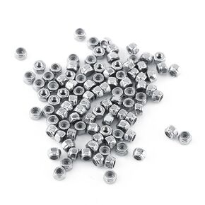 M2- Stainless Steel SS304 Self Locking Hex Nut Anti-Loose Locknut with The Nylon Washers(M2-100Pcs)