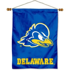 Delaware Blue Hens Banner with Hanging Pole