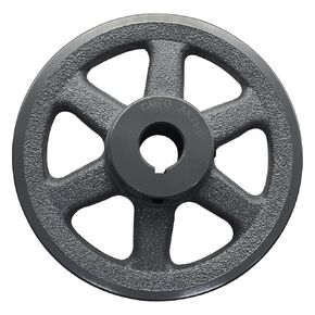 AK71-1 v Belt Pulley,6.95'' inch OD 1" Inch Bore,Cast Iron Material, AK Single Groove v Belt Pulleys for "4L" or "A" or "3L" Belts,AK71X1 Pulley