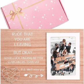 New Job Gift-Leaving Gift-Good Luck Finding Better Coworkers Than Us-Colleague Going Away Photo Frame Gift-Retirement Goodbye Farewell Gift-Picture Frame Gift for Boss,Coworker,Friends,Team Member