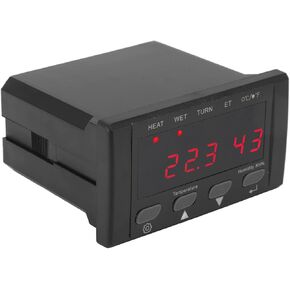 Tgoon Incubator Temp Humidity Controller, Fahrenheit Celsius Simple Egg Incubator Thermostat for Poultry for Reptile Digital Temperature Controller Temperature Humidity Controller Digital Thermostat