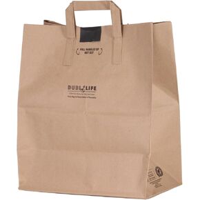 DURO 70lb Brown Paper Bag with Handles
