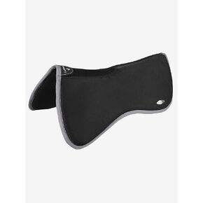 LeMieux Half Saddle Pad - English Saddle Pads for Horses - Equestrian Riding Equipment and Accessories (Medium, Wither Free, Black)