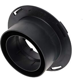 NDS 1244 Outlet Adapter for Catch Basin Fits 3 in. & 4 in. Drain Pipes, Black